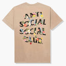 Anti social social klubb själv slutsats t-shirt sand