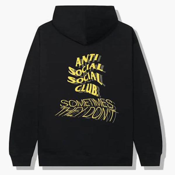 Anti social social klubb ibland de inte hoodie svart