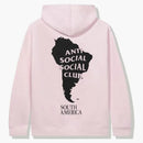 Anti social social klubb Sydamerika hoodie rosa rosa