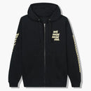 Anti Social Social Club Split Zip Hoodie Black