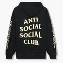 Anti Social Social Club Split Zip Hoodie Black