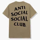 Anti Social Social Club Straight to Voicemail T-shirt sand