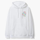 Anti Social Social Club Stud Belt Hoodie White