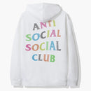 Anti Social Social Club Stud Belt Hoodie White