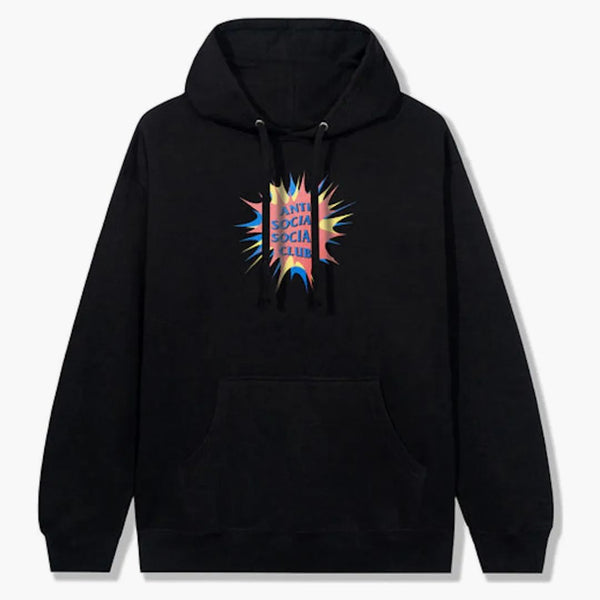 Anti social social klubb bedövad hoodie svart