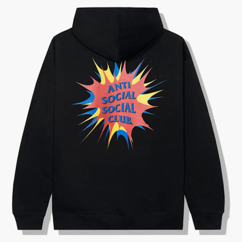 Anti social social klubb bedövad hoodie svart