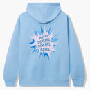 Anti social social klubb bedövad hoodie blå
