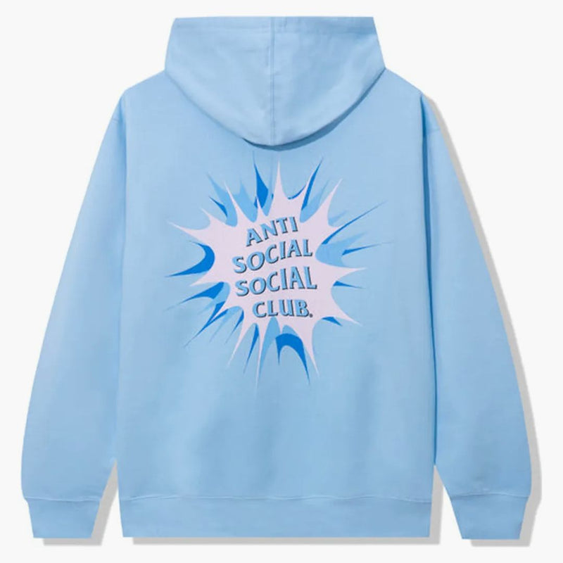 Anti social social klubb bedövad hoodie blå