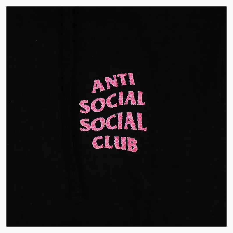 Club sociale anti -sociale Super Kawaii con cappuccio nero