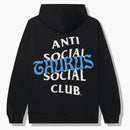 Anti social social klubb taurus hoodie svart