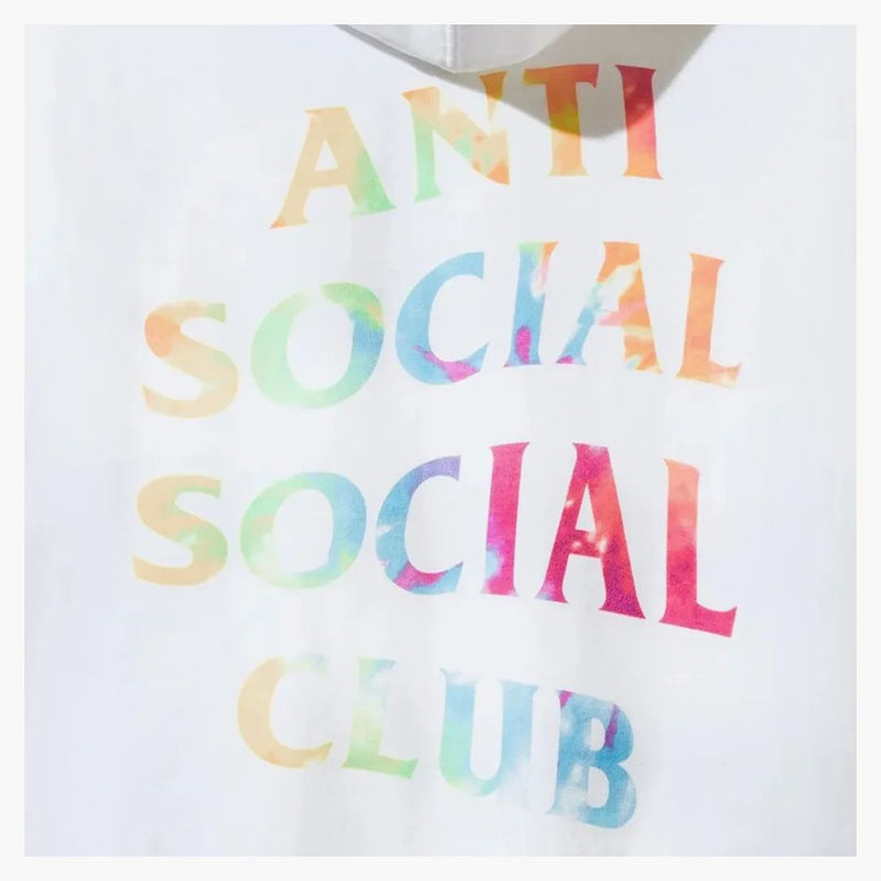 Anti Social Social Club Thai Dye Hoodie White