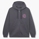 Anti Social Social Club The Shape Of Things Zip Up Hoodie Heather Grey