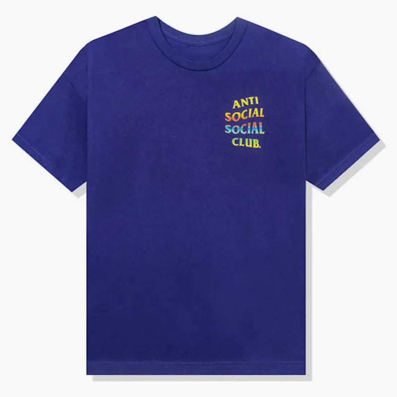 Anti social social club thermal internal t-shirt purple