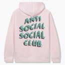 Anti social social klubb tonad hoodie rosa