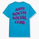 Anti Social Social Club atenuó camiseta azul