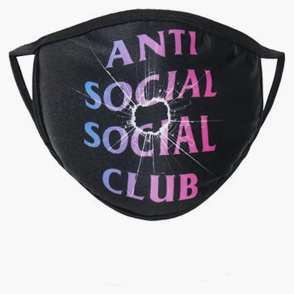Maschera legata al club sociale anti -sociale Black