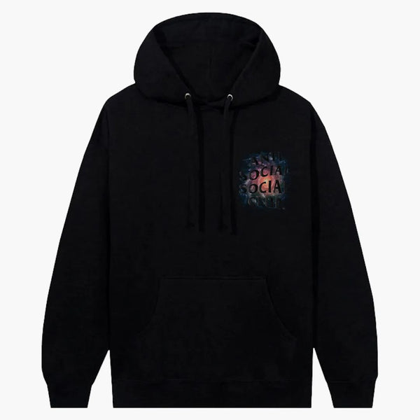 Anti -Social Social Club ikväll, jag ska sitta ... hoodie svart