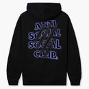 Anti Social Social Club rivna isär hoodie svart