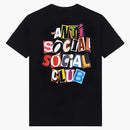 Anti social social club torn pages of our story tea black
