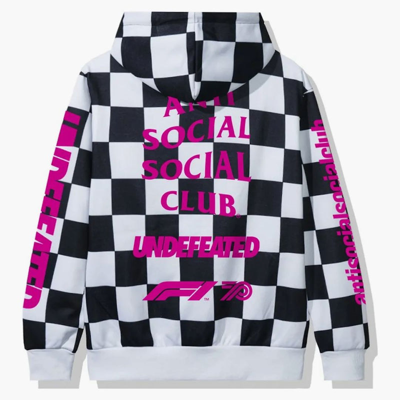 Anti Social Social Club undftd X F1 Hoodie Checkered