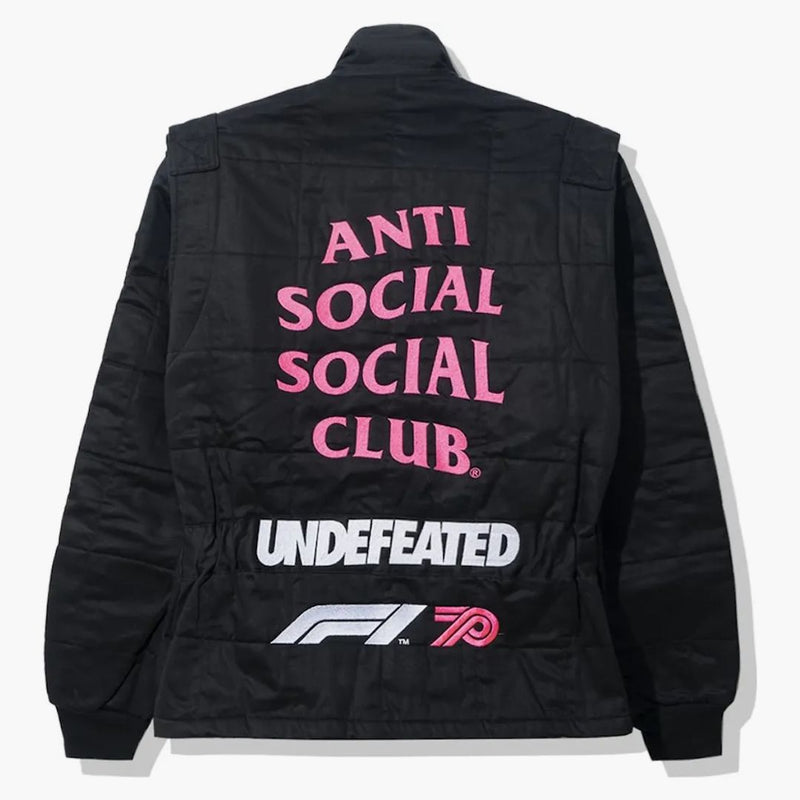 Anti social social club undftd x f1 jacka svart