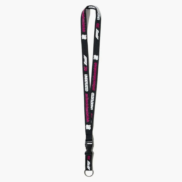 Anti Social Social Club Undftd X F1 Lanyard Black