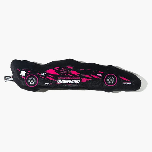 Club sociale anti -sociale UNDFTD X F1 Cuscino nero