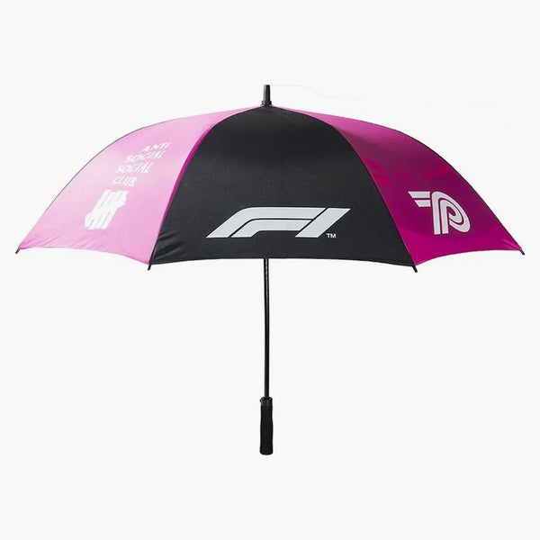 Club sociale anti -sociale UNDFTD X F1 ombrello rosa/nero