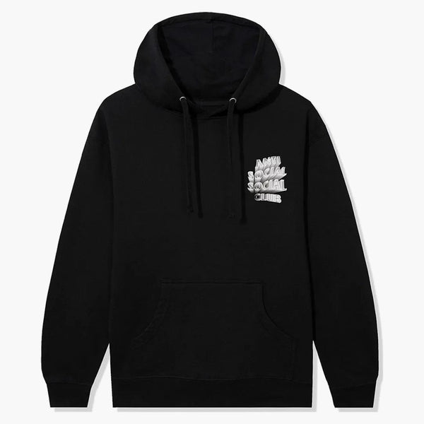 Anti -Social Social Club oarable hoodie svart