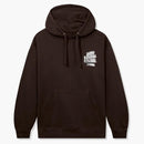 Anti -social social club unarable hoodie brown
