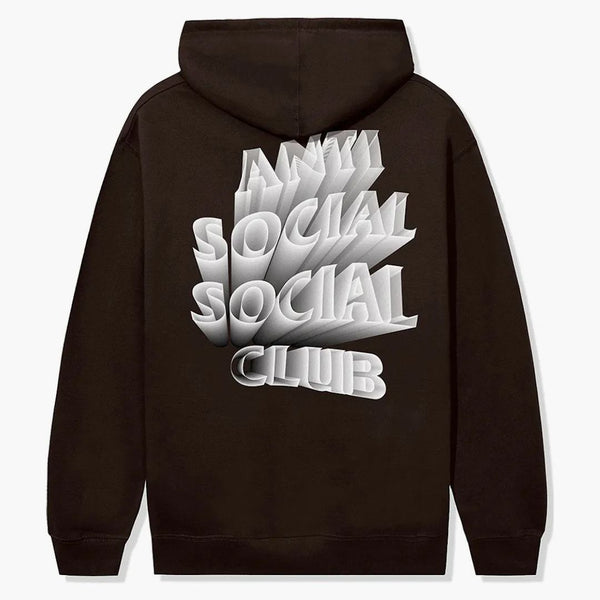 Anti -Social Social Club oarable hoodie Brown Brown