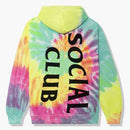 Anti Social Social Club Vertical Horizon Hoodie Rainbow Tie Dye