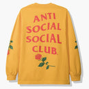 Anti Social Social Club Violets are Blue Long Sleeve Tea (FW19) Yellow