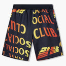 Anti Social Social Club Whisped Terry Fleece Shorts Black