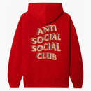 Anti Social Social Club White Picket Fence Hoodie Red