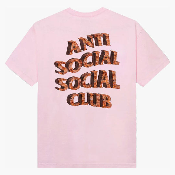 Anti social social club white picket fence tea pink