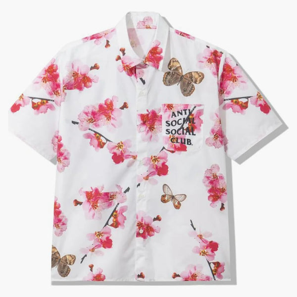Anti Social Social Club Woody Button Up White