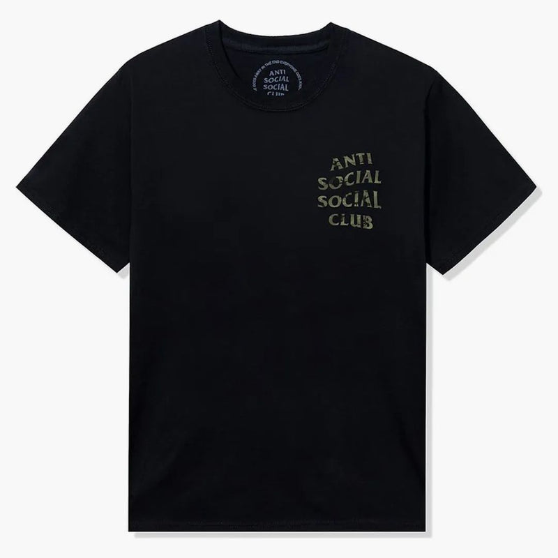 Anti social social klubb woody grön camo te svart