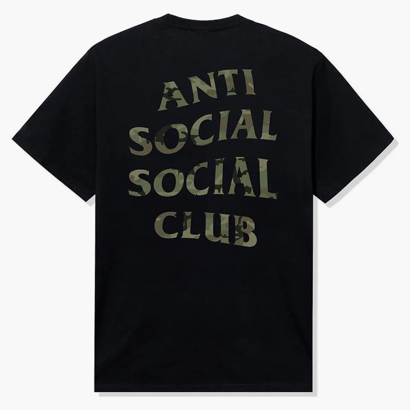 Anti social social klubb woody grön camo te svart
