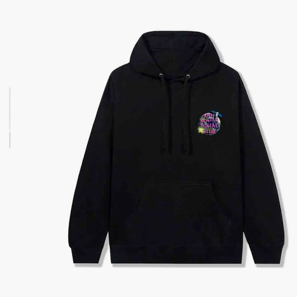 Anti Social Social Club Worldwide Hoodie Black