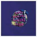 Anti Social Social Club Worldwide Hoodie Purple