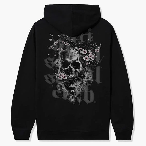 Anti social social klubb din majestät hoodie svart