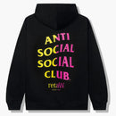 Anti social social klubb retax hoodie svart