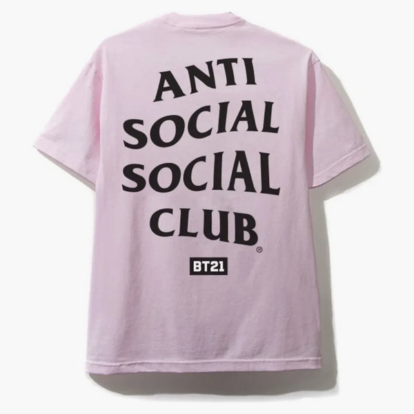 Anti Social Social Club X BT21 Co potřebujete čaj (FW19) Pink