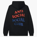 Anti Social Social Club X Case Study Flag Hoodie Black