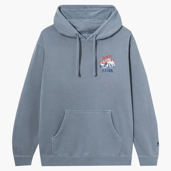 Anti Social Social Club x Fallstudie Flag Hoodie Blue