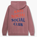Anti Social Social Club X Case Study Flag Hoodie Red