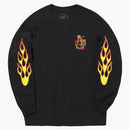 Anti Social Social Club X FR2 Fire Pattern L/S Tea Black
