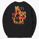 Anti Social Social Club X FR2 Fire Pattern L/S Tea Black