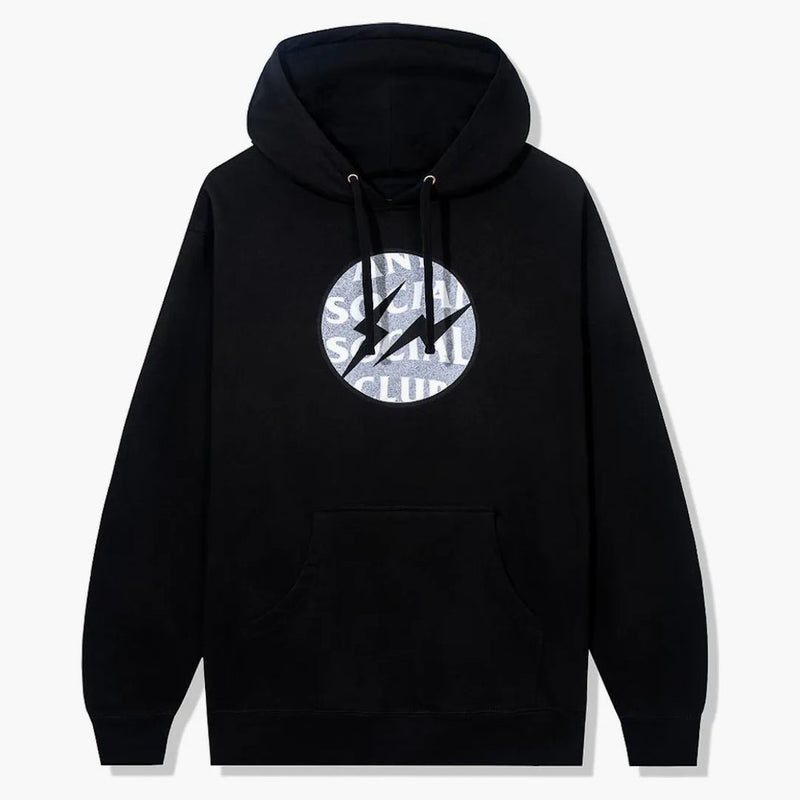 Anti Social Social Club X -fragment som kallas Interference Hoodie (FW22) Black